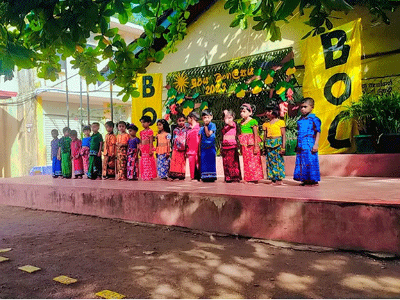 New Year celebration of preschool children 2023.04.05