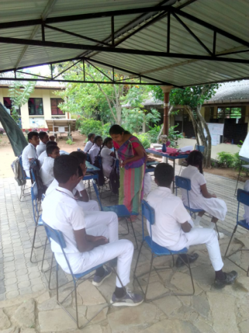 career guidance program for A/L students of Marassana Tamil school Ududeniya