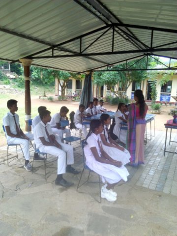 career guidance program for A/L students of Marassana Tamil school Ududeniya