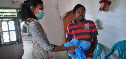 Donation for foreign employed families