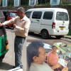 Protect children sticker campaign 